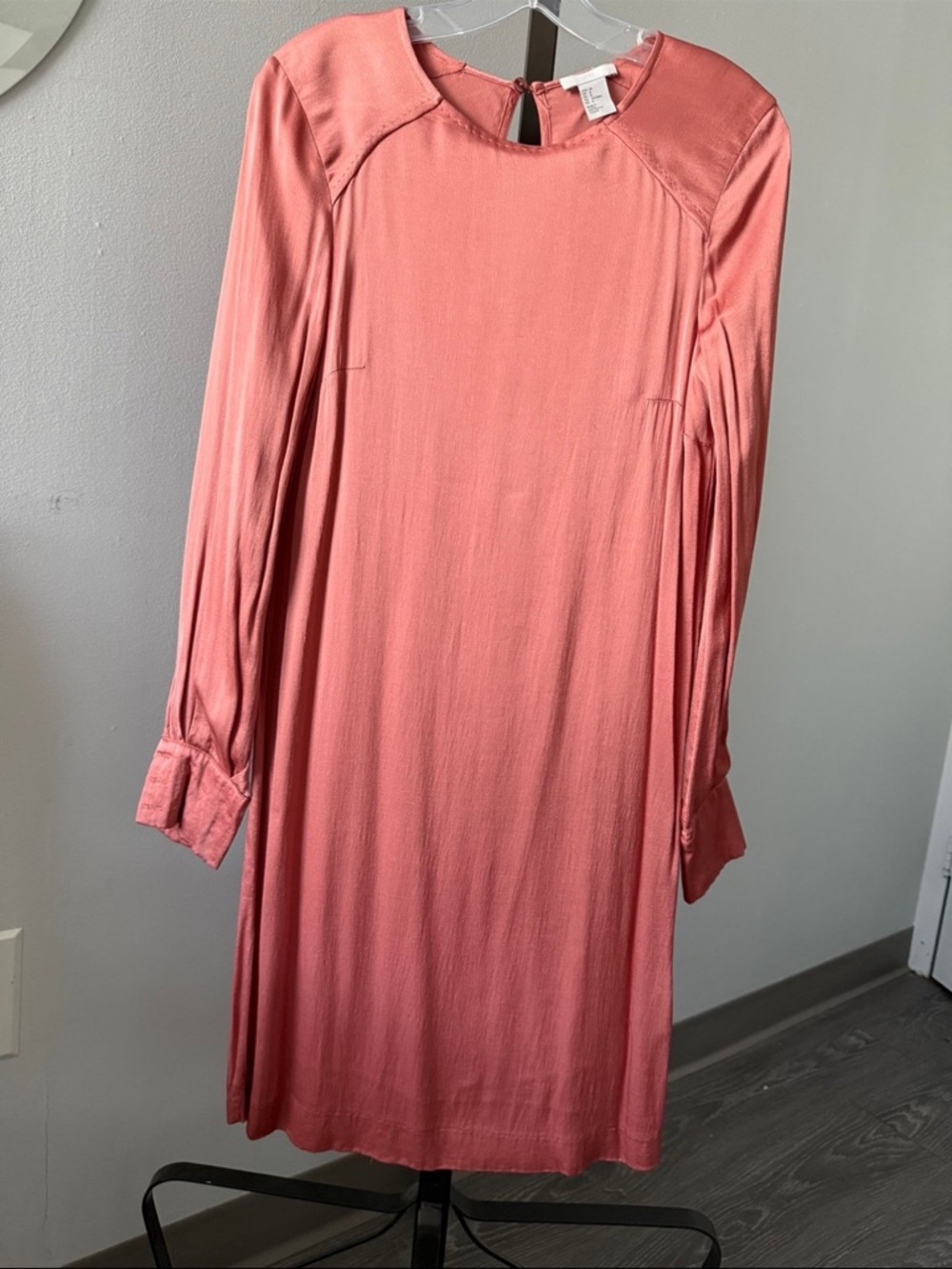 H&M Blush Viscose Mini Dress S